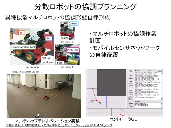 分散ロボットの協調プランニング