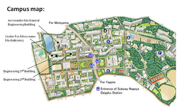 Higashiyama Campus guide