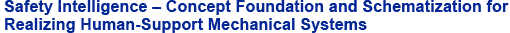 Safety Intelligence ? Concept Foundation and Schematization for Realizing Human-Support Mechanical Systems