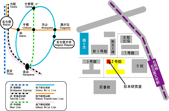 2号館への地図